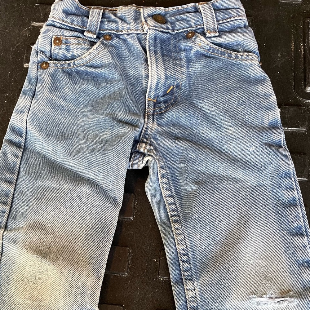 Toddler Distressed Levi Jeans